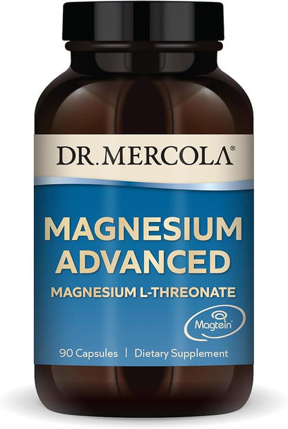 Dr. Mercola Magnesium L-Threonate Supplement Magtein 2000 mg 90 Capsules