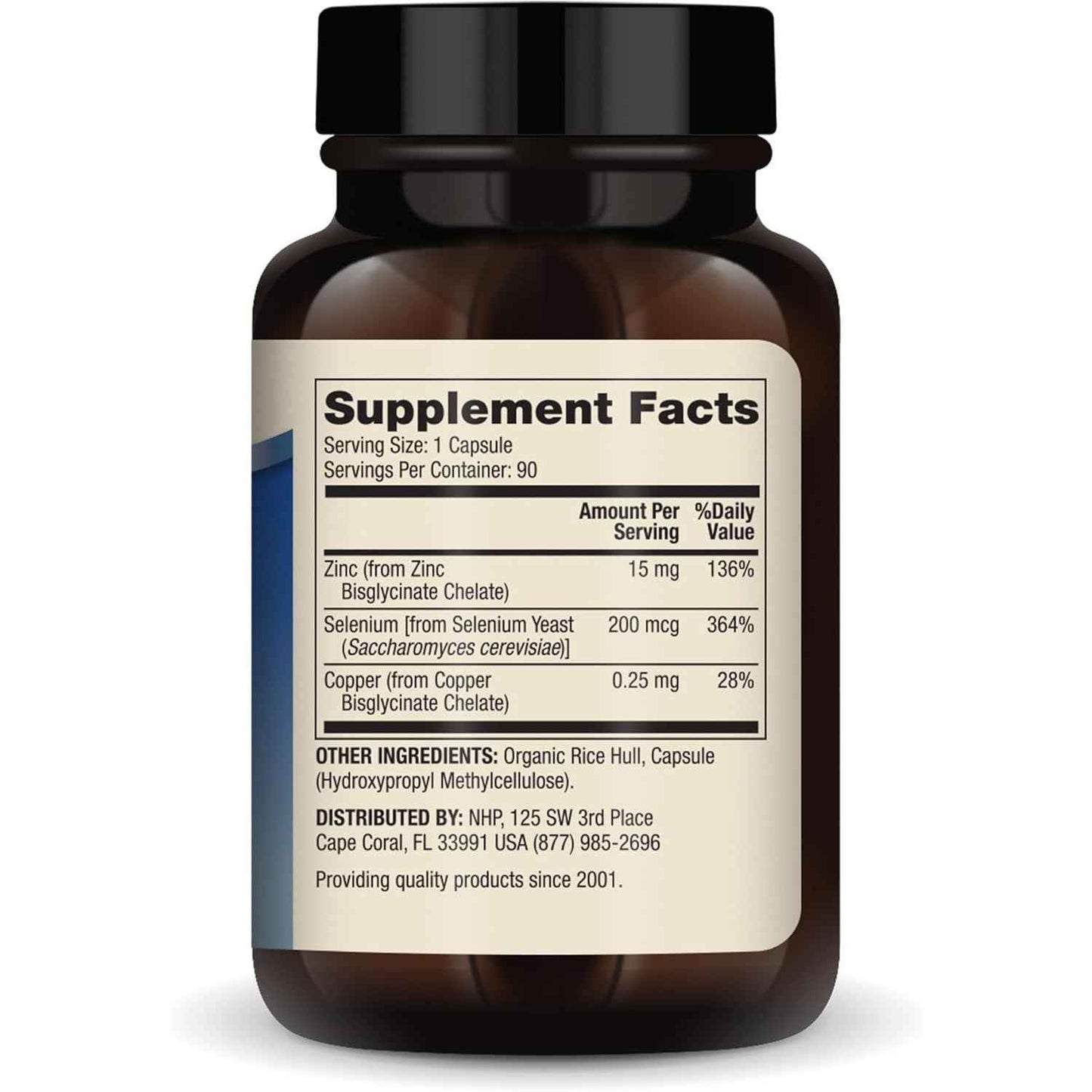 Dr. Mercola Zinc Plus Selenium Mineral Blend Supplement 90 Capsules