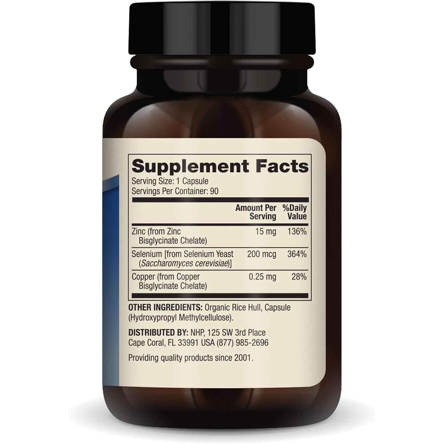 Dr. Mercola Zinc Plus Selenium Mineral Blend Supplement 90 Capsules