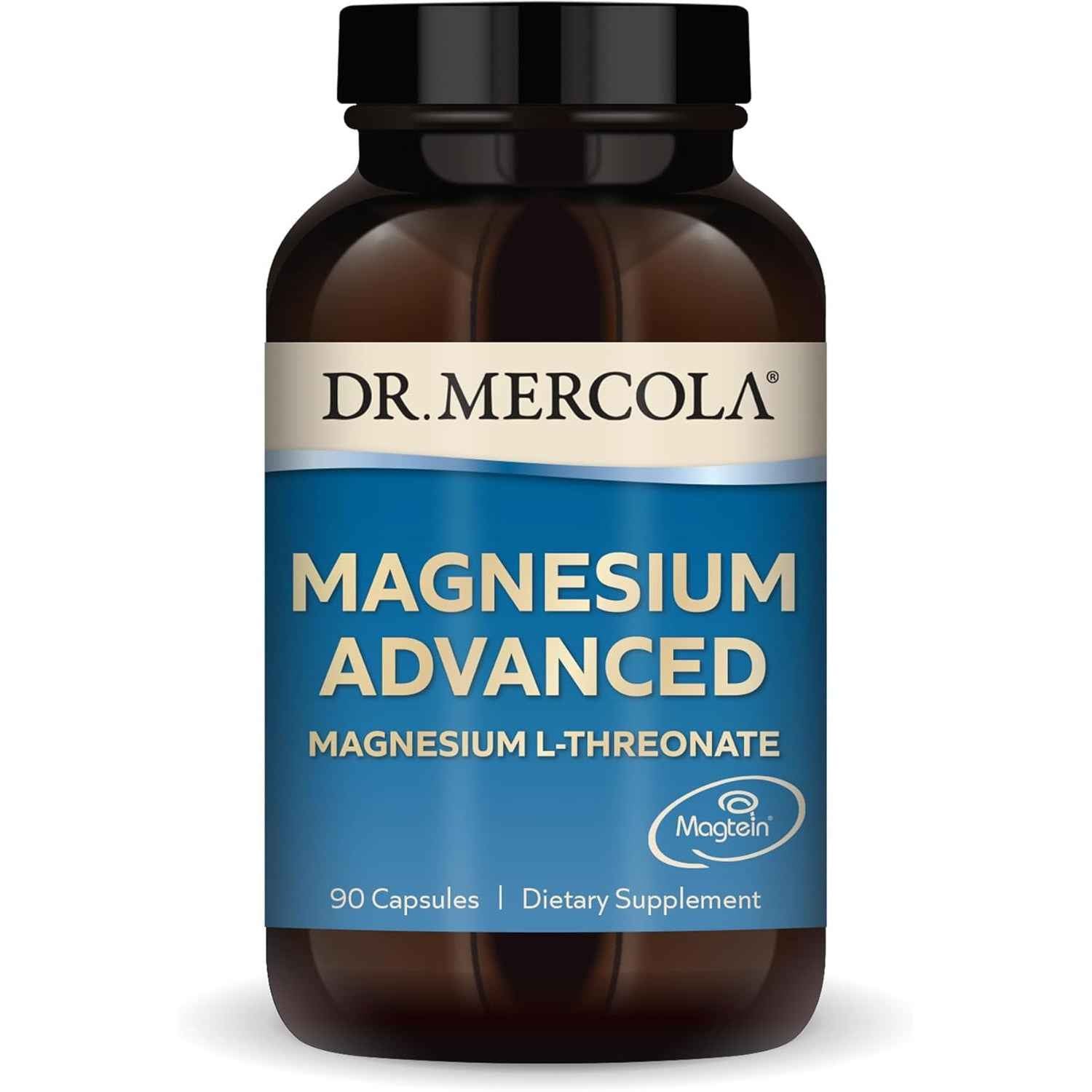Dr. Mercola Magnesium L-Threonate Supplement Magtein 2000 mg 90 Capsules