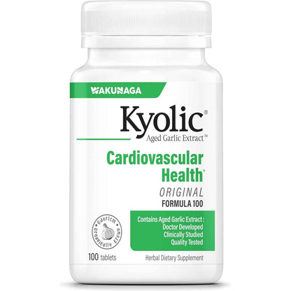 Kyolic Aged Garlic Extract Formula 100 Cardiovascular Health 100 Count Tablets