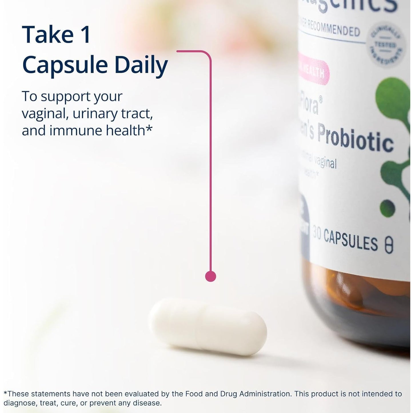 Metagenics UltraFlora Women's Probiotic 30 Capsules Shelf-Stable