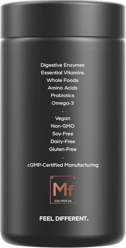 Codeage Men's Daily Multivitamin 25+ Vitamins Minerals Organic Whole Foods 120 Capsules