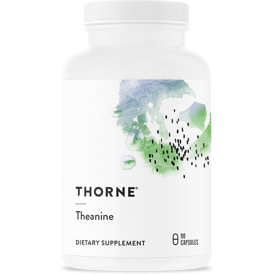 Thorne Theanine 200 mg L-Theanine Supplement 90 Capsules