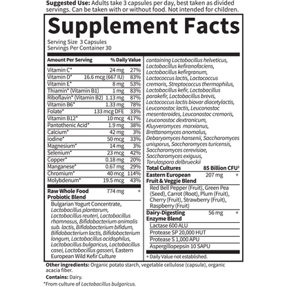 Garden of Life RAW Probiotics Women 50 & Wiser Supplement 90 Vcaps - VitaBuy