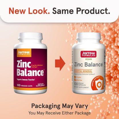 Jarrow Formulas Zinc Balance 15 mg 100 Veggie Caps