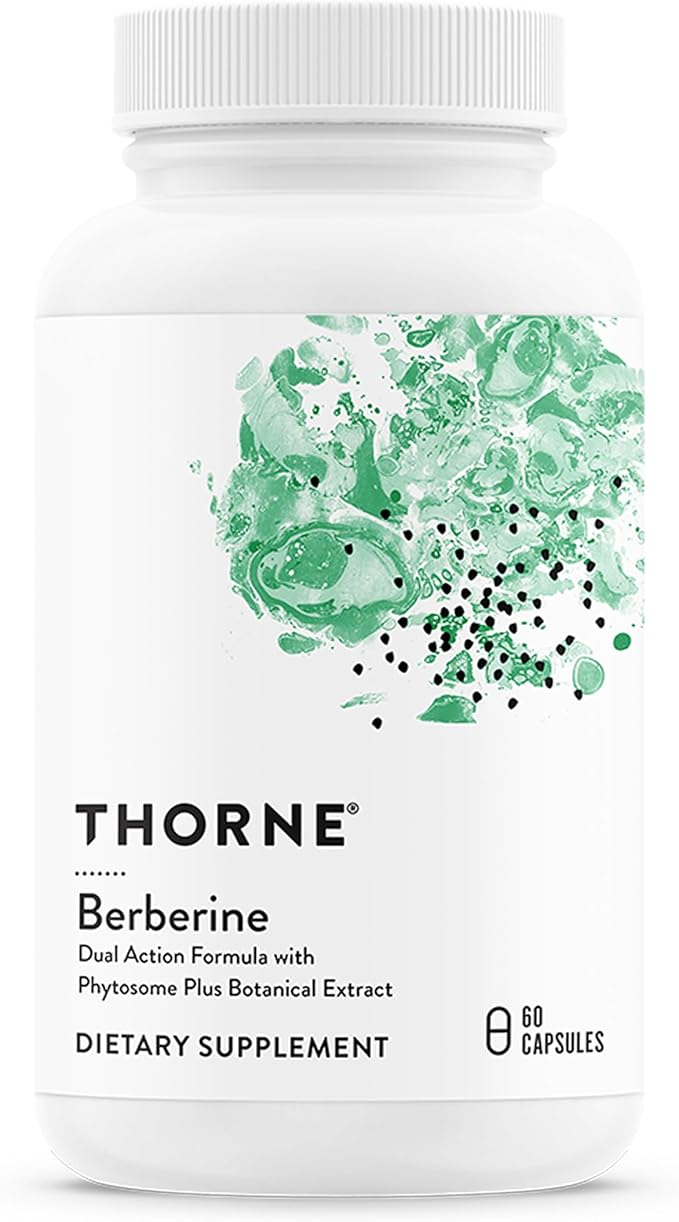 Thorne Berberine Dual Action Phytosome Supplement 30 Servings