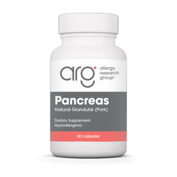 Allergy Research Group Pancreas Pork 425 mg Dietary Supplement - VitaBuy