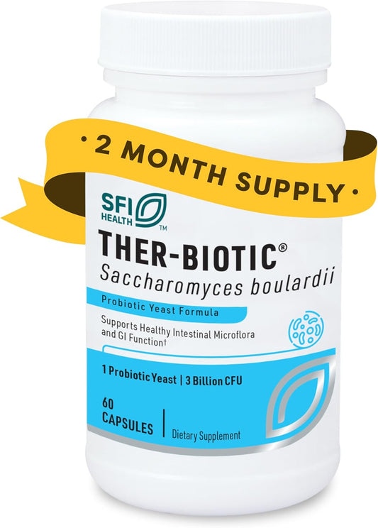 Klaire Labs Saccharomyces Boulardii Probiotic Supplement 5 Billion CFU