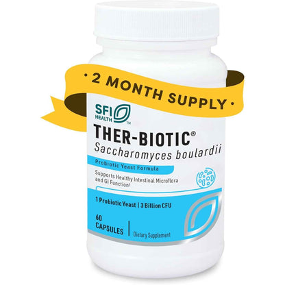 Klaire Labs Saccharomyces Boulardii Probiotic Supplement 5 Billion CFU