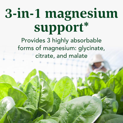 INNATE Response Formulas Magnesium Glycinate Citrate & Malate 300 mg Capsules 120 Count
