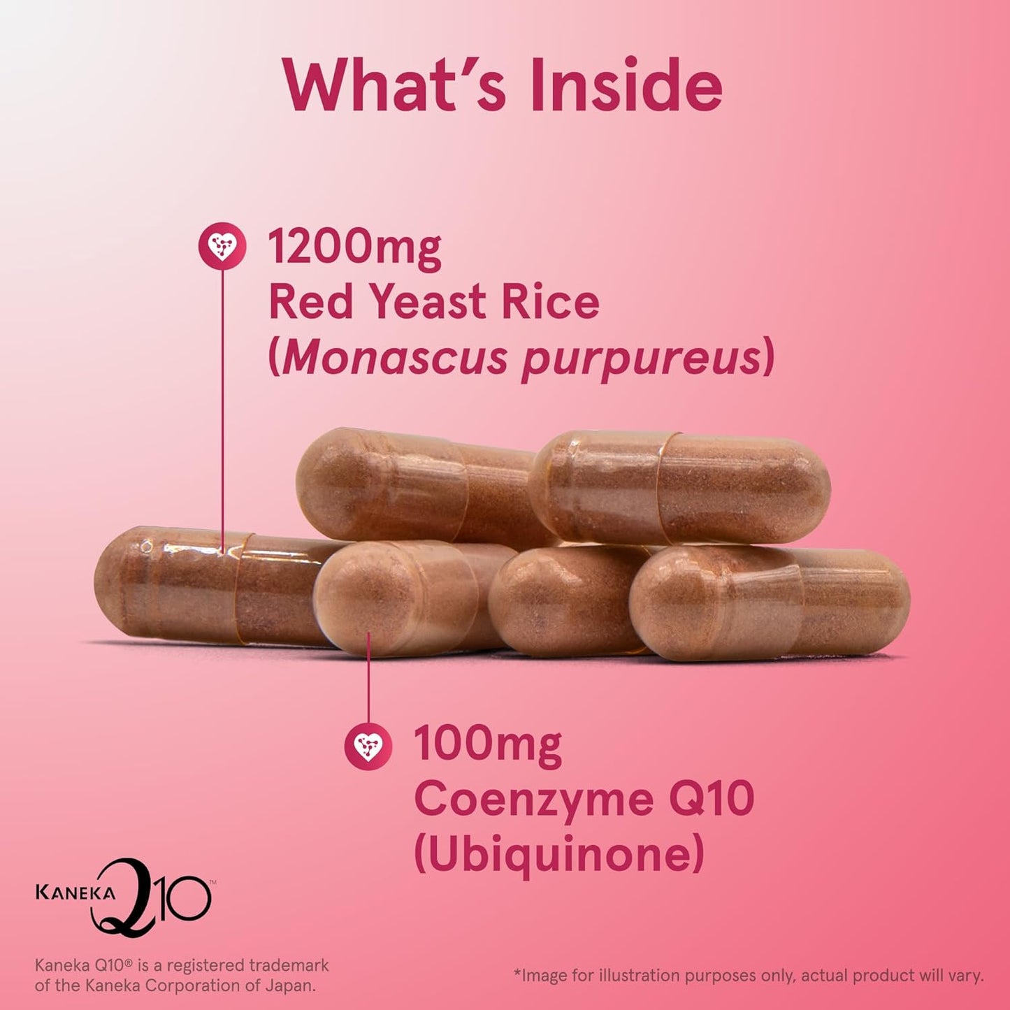 Jarrow Formulas Red Yeast Rice 1200 mg and CoQ10 100 mg Veggie Caps