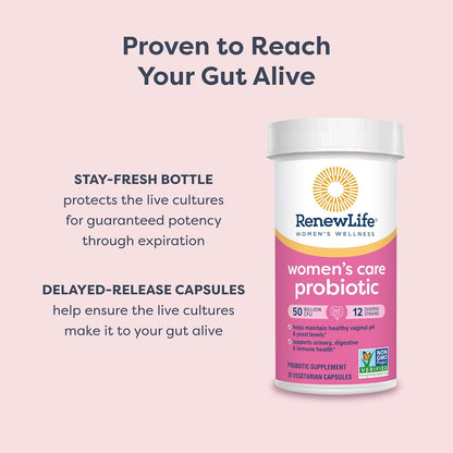 Renew Life Women's Probiotic Capsules 50 Billion CFU 60 Count