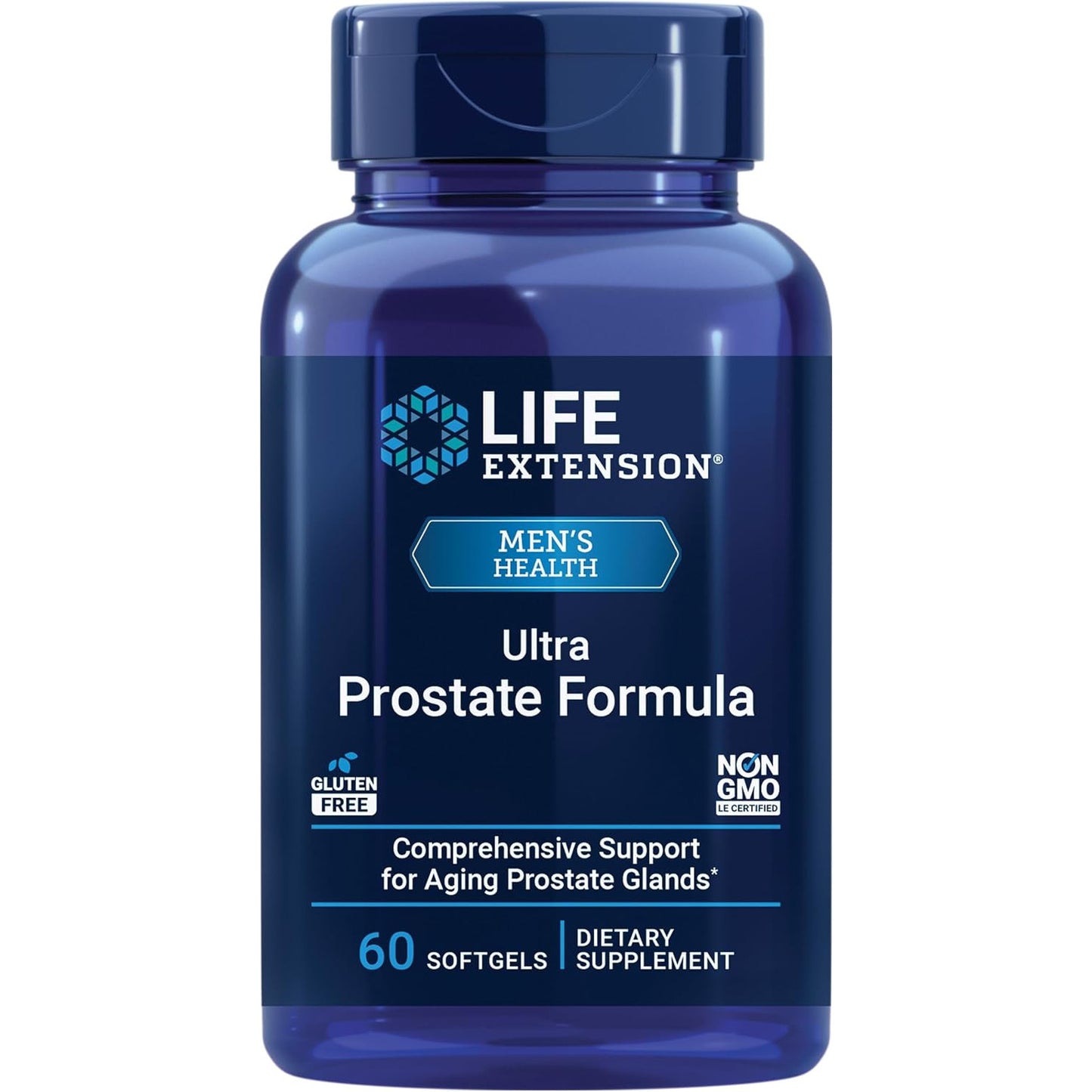 Life Extension Ultra Prostate Formula Saw Palmetto, Pygeum & Nettle Root for Prostate & Urinary Support, 60 Count