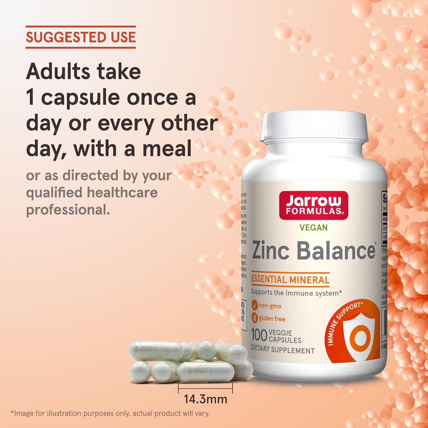 Jarrow Formulas Zinc Balance 15 mg 100 Veggie Caps