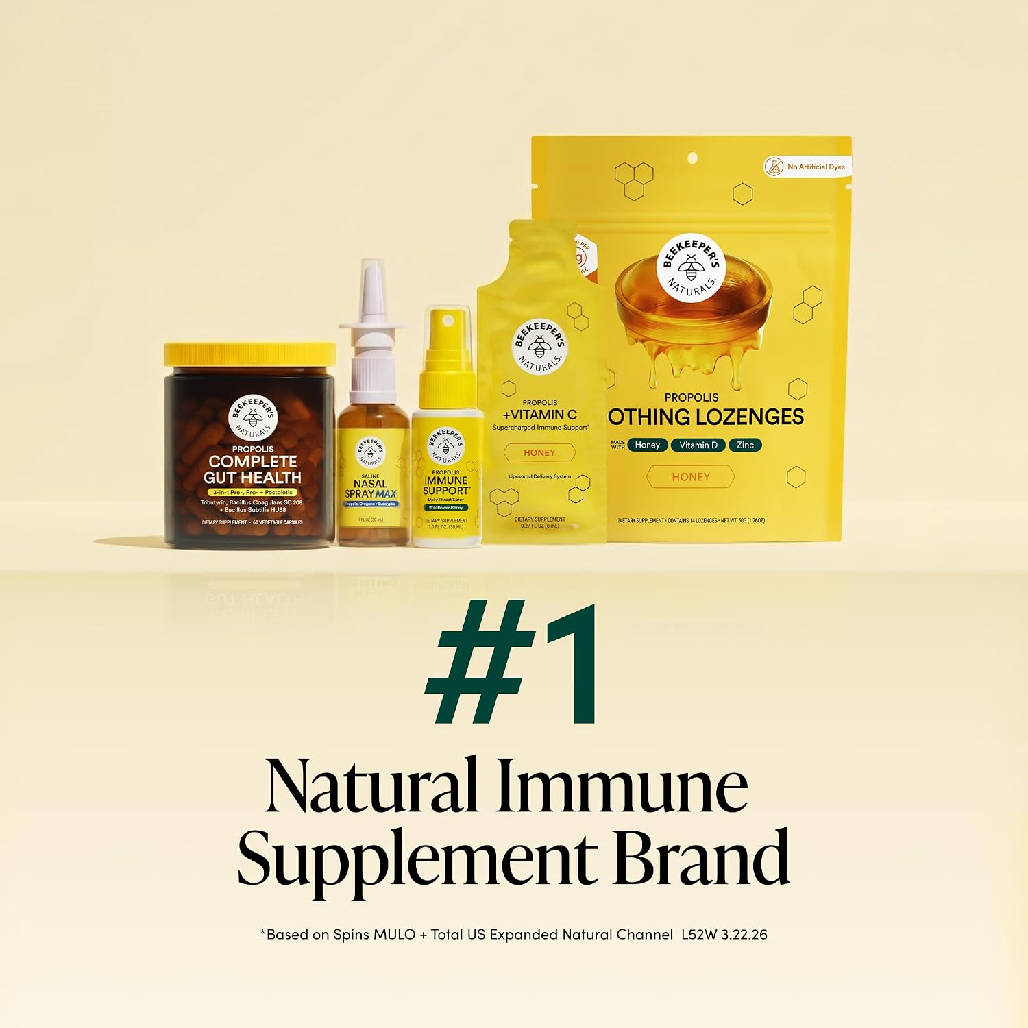 Beekeeper's Naturals Propolis Throat Spray 95% Bee Propolis Extract