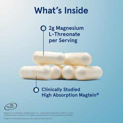 Jarrow Formulas MagMind Magnesium L-Threonate Supplement 90 Capsules