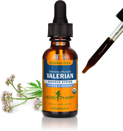 Herb Pharm Valerian Alcohol-Free Extract Organic Glycerite for Sleep