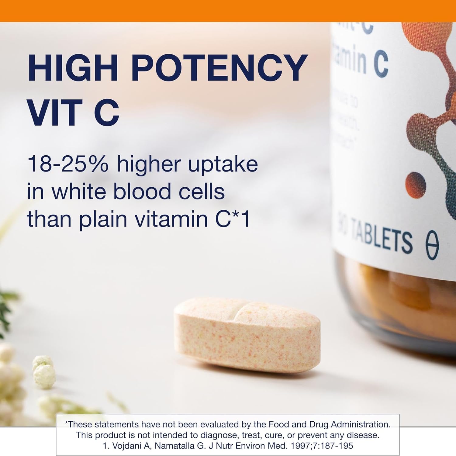 Metagenics Ultra Potent-C 1000 Buffered Vitamin C Supplement 90 Tablets