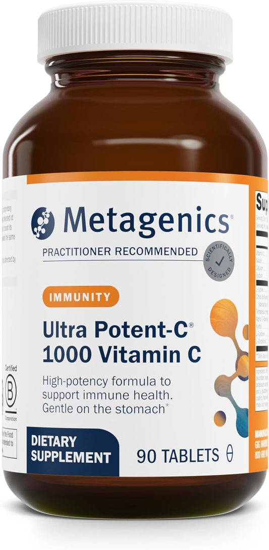 Metagenics Ultra Potent-C 1000 Buffered Vitamin C Supplement 90 Tablets