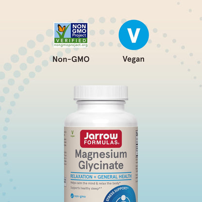 Jarrow Formulas Magnesium Glycinate Veggie Capsules 360 mg 90 Ct