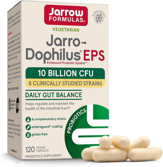 Jarrow Formulas Jarro-Dophilus Probiotic 10 Billion CFU 120 Count