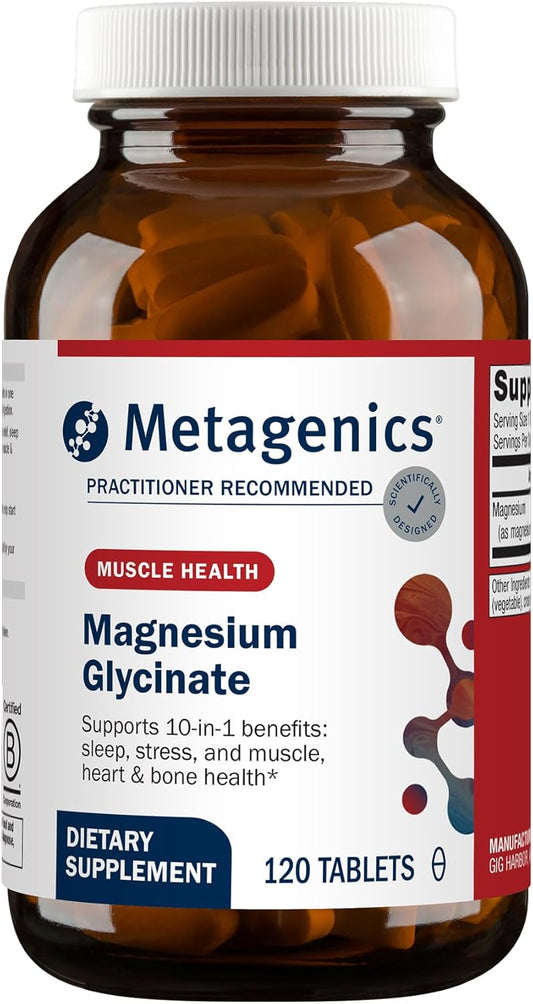 Metagenics Magnesium Glycinate 100mg Supplement 120 Tablets