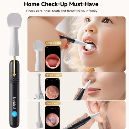 BEBIRD R1 Ultra Wireless Otoscope Ear Wax Removal Tool Camera with Tweezers