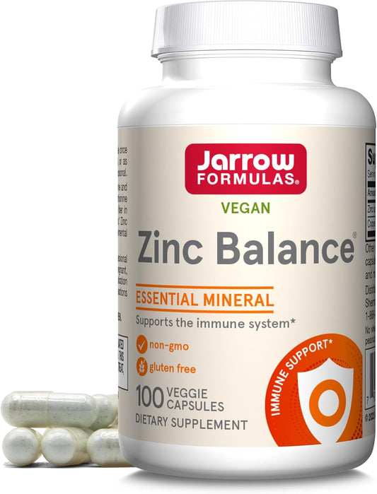 Jarrow Formulas Zinc Balance 15 mg 100 Veggie Caps