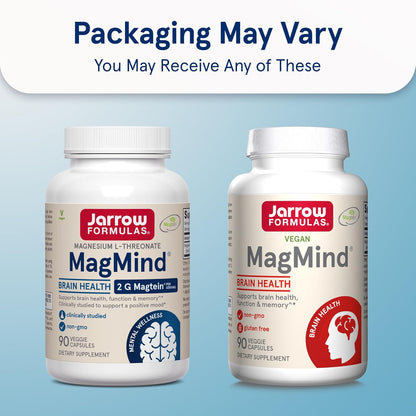 Jarrow Formulas MagMind Magnesium L-Threonate Supplement 90 Capsules