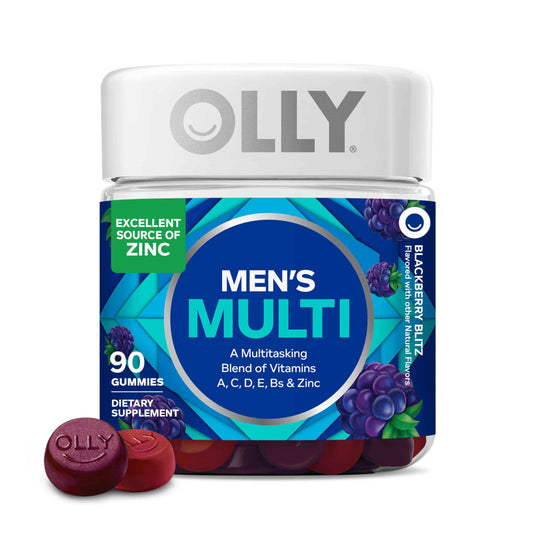 OLLY Men's Multivitamin Gummy, Vitamins A, C - 90 Ct