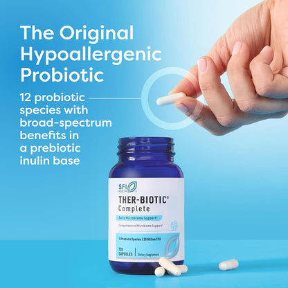 Klaire Labs SFI Health Ther-Biotic Complete Probiotic Capsules 60 Count