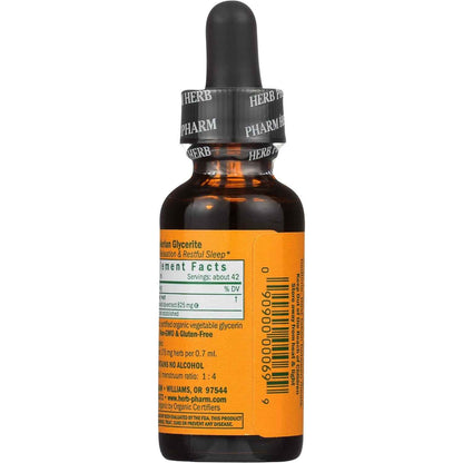 Herb Pharm Valerian Alcohol-Free Extract Organic Glycerite for Sleep