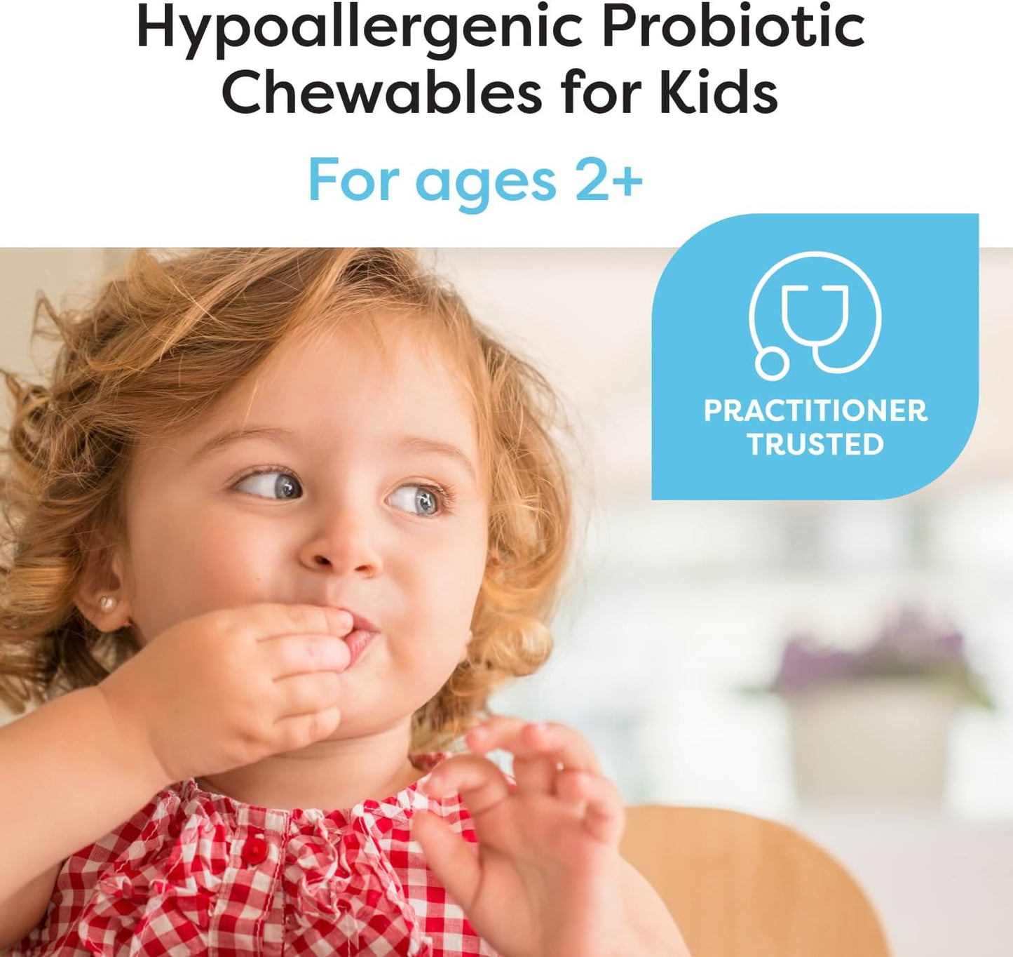SFI Health Ther-Biotic Kids Probiotic Chewable 25 Billion CFU Cherry 60 Count
