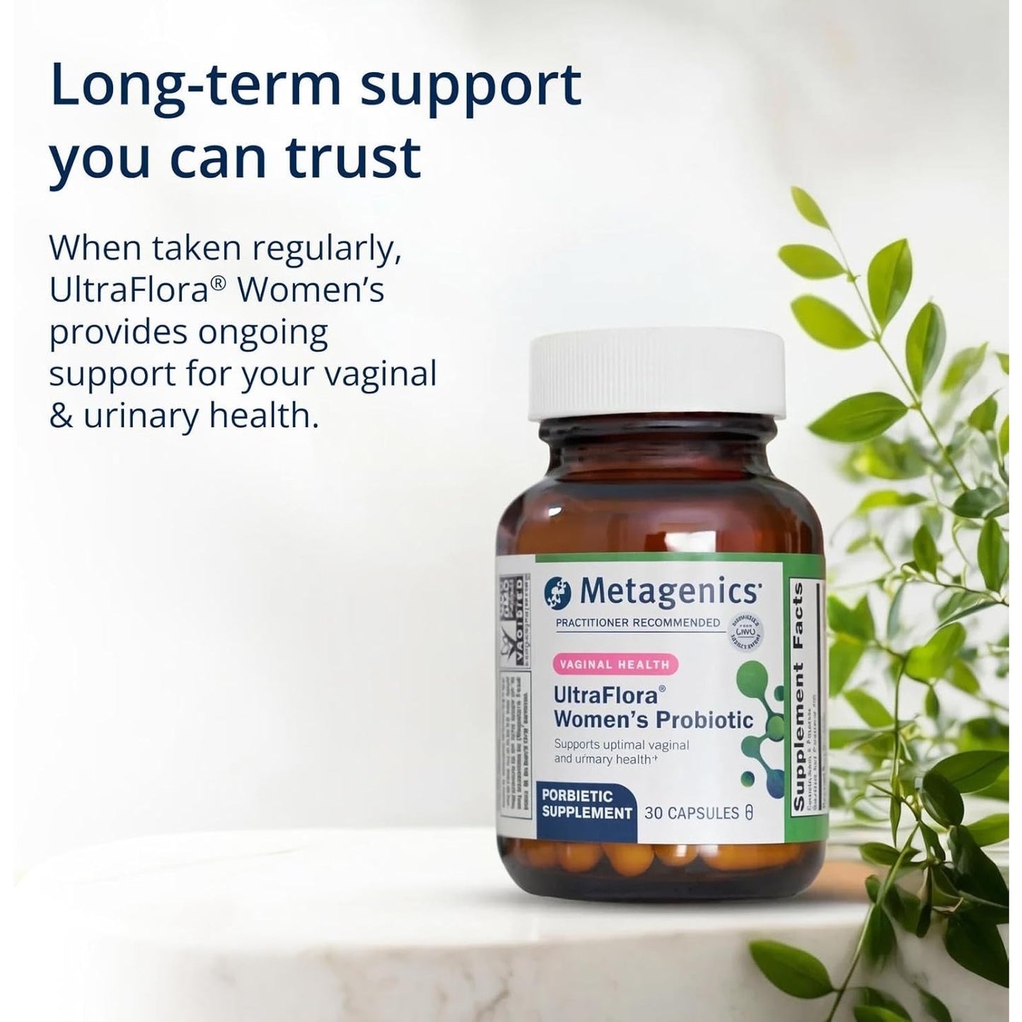 Metagenics UltraFlora Women's Probiotic 30 Capsules Shelf-Stable