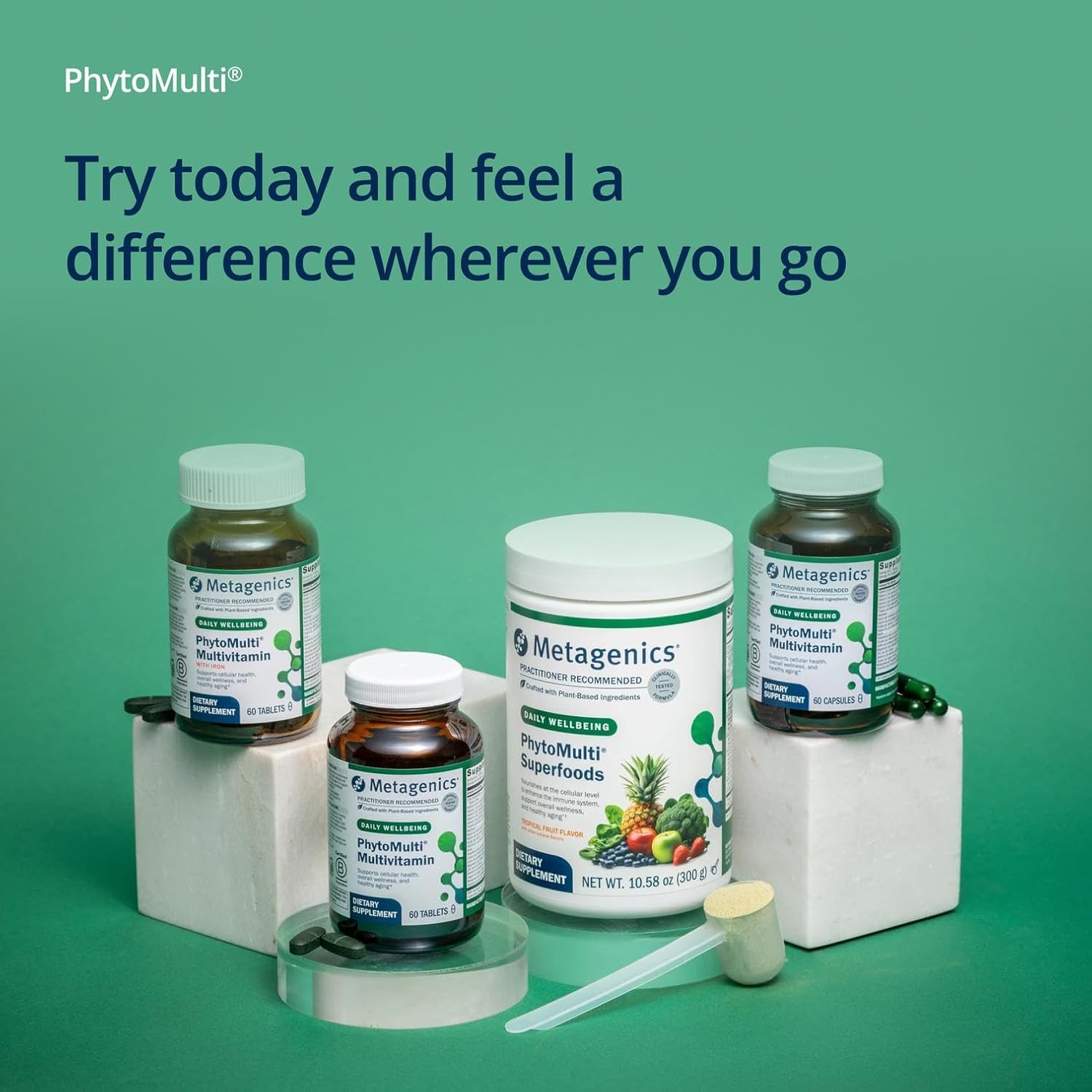Metagenics PhytoMulti Multivitamin - 20+ Vitamins & Minerals - 60 Capsules