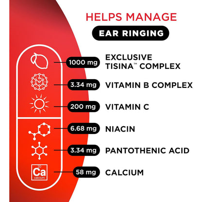 LIPO Ear Ringing Support Supplement Lemon Bioflavonoid Complex