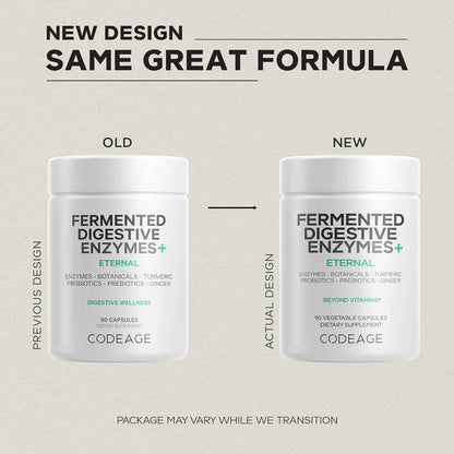 Codeage Fermented Digestive Enzymes Supplement 90 Capsules