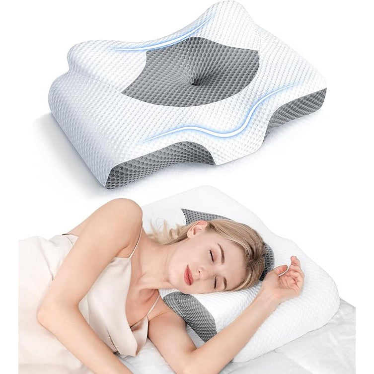 Osteo Cervical Pillow Memory Foam Orthopedic Neck Pain Relief