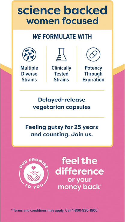 Renew Life Women's Probiotic Capsules 50 Billion CFU 60 Count