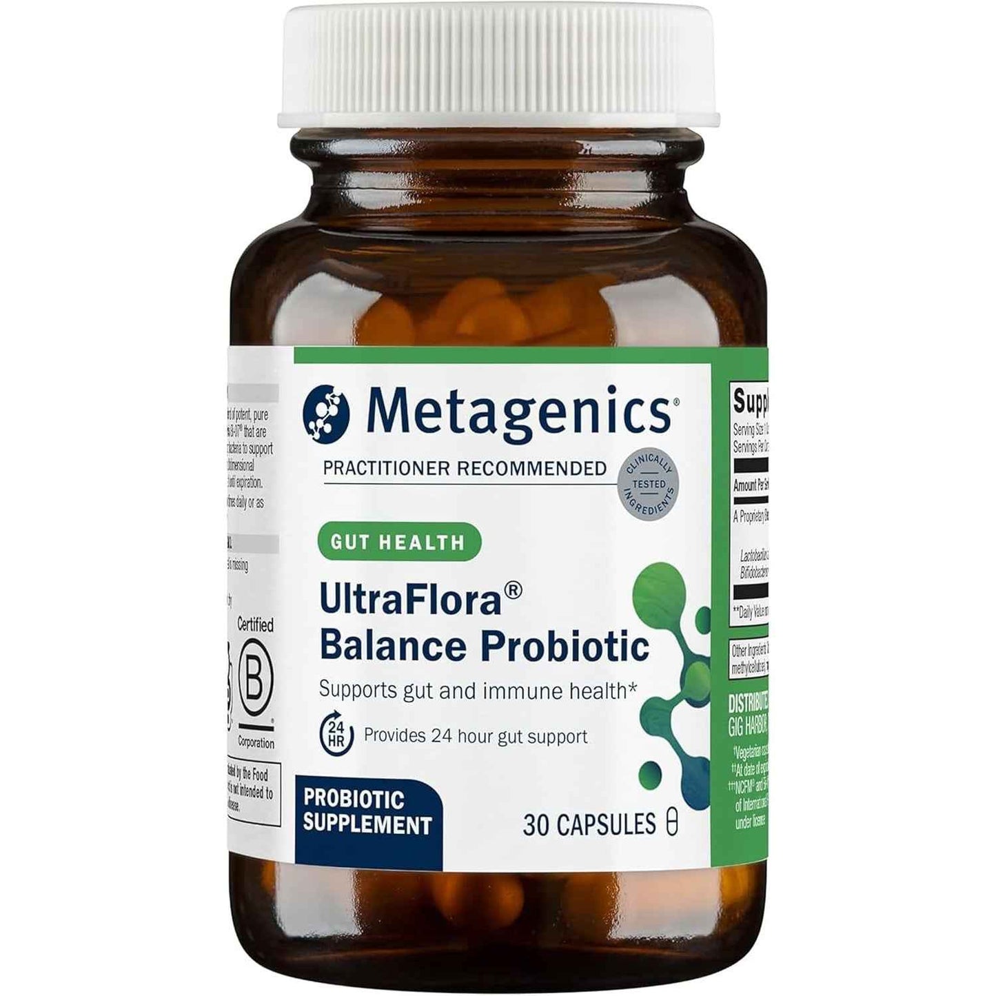 Metagenics UltraFlora Balance Probiotic Shelf-Stable 30 Count