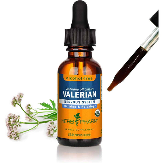 Herb Pharm Valerian Alcohol-Free Extract Organic Glycerite for Sleep