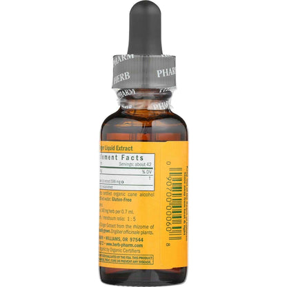 Herb Pharm Certified Organic Ginger Liquid Extract