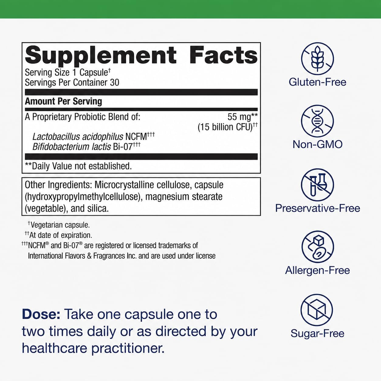 Metagenics UltraFlora Balance Probiotic Shelf-Stable 30 Count