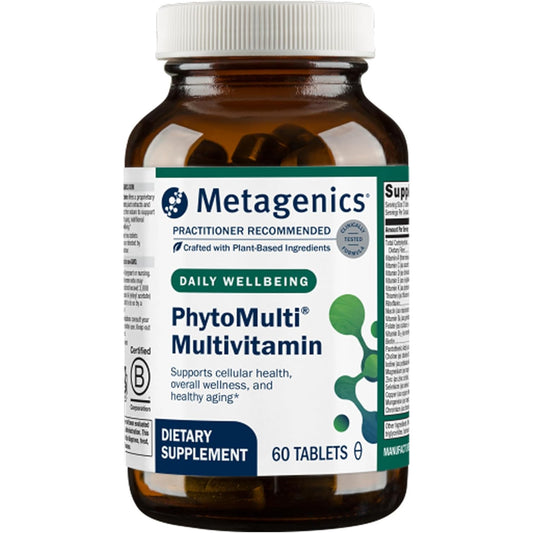 Metagenics PhytoMulti Multivitamin Without Iron-Daily Multi for Men & Women with 20+ Vitamins, Minerals & Phytonutrients for Antioxidant & Immune Support-Non-GMO, Gluten-Free - 60 Tablets