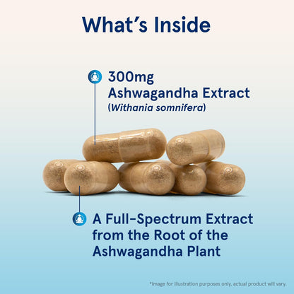 Jarrow Formulas KSM-66 Ashwagandha 300 mg Capsules 120 Count