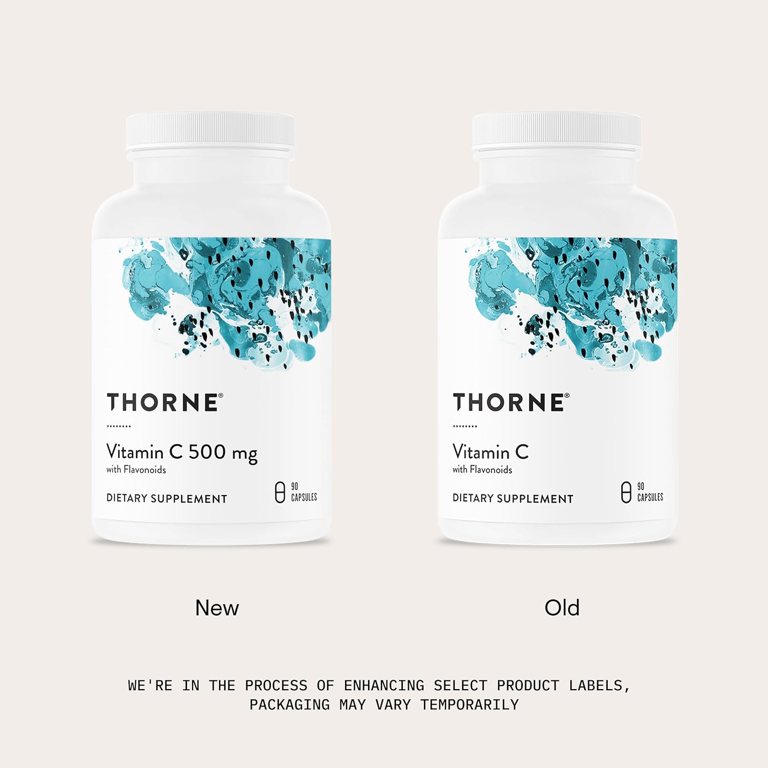 Thorne Vitamin C 500 mg With Citrus Bioflavonoids 90 Servings