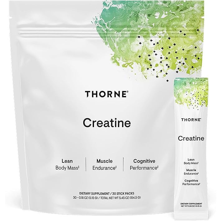 THORNE Creatine Micronized Monohydrate Powder NSF Certified for Sport