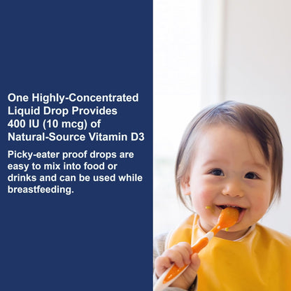 Carlson Baby's Super Daily D3 Vitamin D Drops 400 IU 1-Year