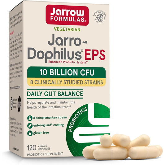 Jarrow Formulas Jarro-Dophilus Probiotic 10 Billion CFU 120 Count
